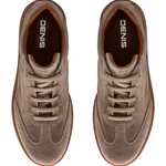 Men Natural Leather Sport Shoes 7087 Crosta Taupe