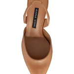 Mid-heel Slingback Pumps 8054 Vitello Cappuccino