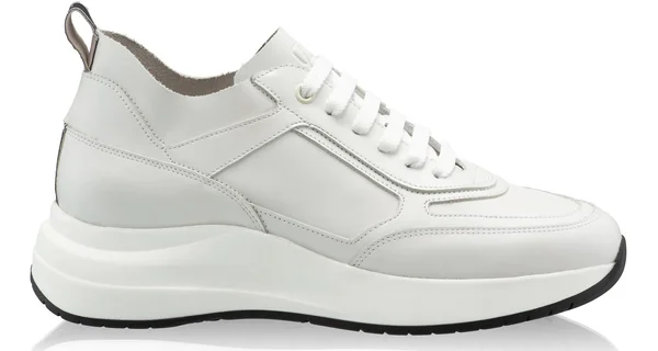 Women leather sport shoes 8072 Vitello Panna