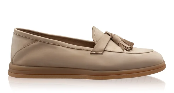 Women Casual Loafers 8002 Nabuck Beige