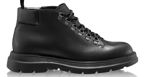Men Leather Boots 7736 Vitello Black