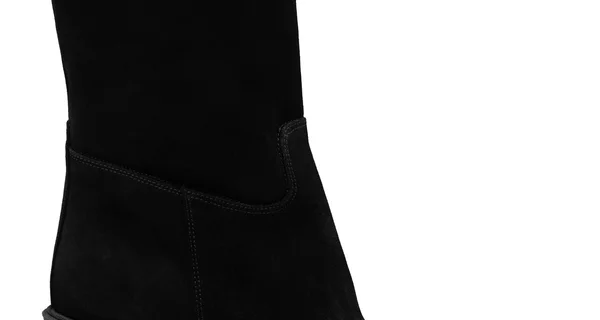 Women Suede Leather Boots 7950 Crosta Black