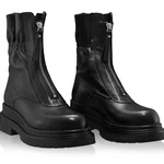 Women's  leather ankle-boots 8257 Vitello Black