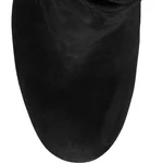 Women Suede Leather High-heel Boots 6399 Camoscio Black