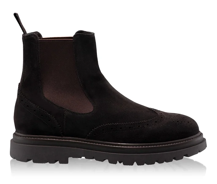 Men Suede Leather Casual Boots 7320 Crosta T.Moro