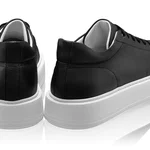 Men Leather Sport Shoes 7776 Bottalato Black
