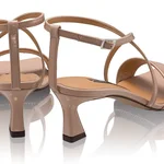 Women Leather Sandals 8482 Patent Nude
