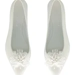 Women Ballerina Flats 8362 Vitello White