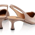 Mid-heel Slingback Pumps 8438 Lac Nude
