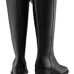 Women Leather Boots 8160 Vitello Black