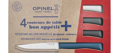 Coffret de 4 couteaux de table Bon Appétit + Tempête (Couleurs panachées)