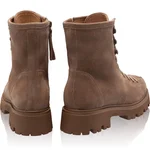 Women Leather Casual Boots 6303 Crosta Taupe