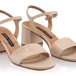 Mid-heel Sandals 7833 Nappa Nude