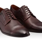 Elegant Men Shoes 6858 Vitello Foro T.Moro