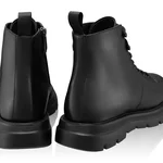 Men Leather Casual Boots 7694 Vitello Black