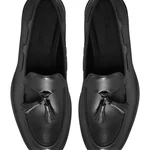 Men Genuine Leather Shoes 7359 Vitello Black