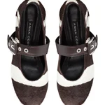 Ballerina Flats 8173 Cavallino Zebra White+Brown
