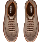 Men Suede Leather Sport Shoes 7610 Vitello+Crosta Bej