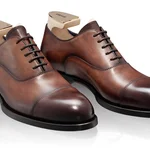 Men Handmade Elegant Shoes 7729 Vitello Brown