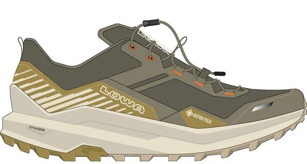 FLOWTERRA GTX - OLIVE/AMBER GREEN