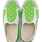 Slip-on Kid Dots Green