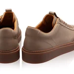 Men Suede Leather Sport Shoes 7610 Vitello+Crosta Bej