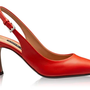 Mid-heel Slingback Pumps 5728 Vitello Orange
