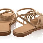 Women Leather Sandals 8365 Vitello Cappuccino