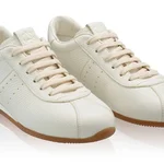 Women leather sport shoes 8327 Bottalato Panna