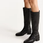 Women Leather Boots 8160 Vitello Black