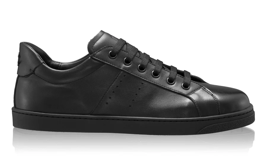 Women Leather Sport Shoes 8330 Vitello Negru