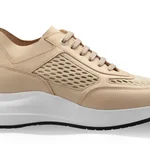 Women sport shoes 8132 Vitello+Beige Mesh