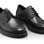 Men Leather Casual Shoes 7665 Vitello Black
