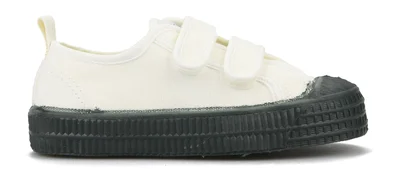 S.M.KID VELCRO 10 WHT/515 GRN