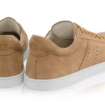 Women Leather Sport Shoes 8330 Camoscio Beige