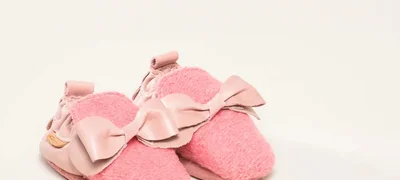 Krabbelschuhe Bow