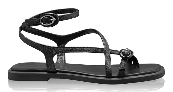 Women's leather sandals 8379 Bottalato Black