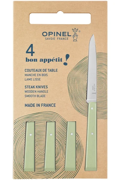 Coffret de 4 couteaux de table N°125 Bon Appétit Sauge