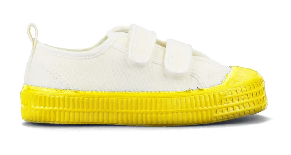 S.M.KID VELCRO 10 WHT/823 YELW