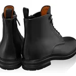Men Genuine Leather Casual Boots 7332 Vitello Black