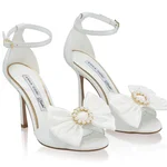 Bridal Leather Sandals 8441 Vitello White