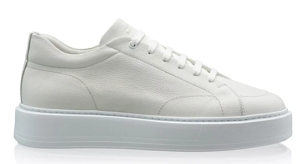 Men Leather Sport Shoes 7776 Bottalato White