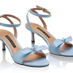 Women Leather Sandals 8110 Vitello Azzurro