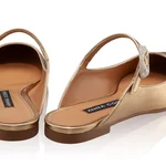 Women Ballerina Flats 8413 Laminato Oro