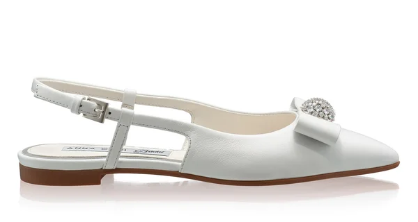 Women's Ballerinas 8396 Vitello White