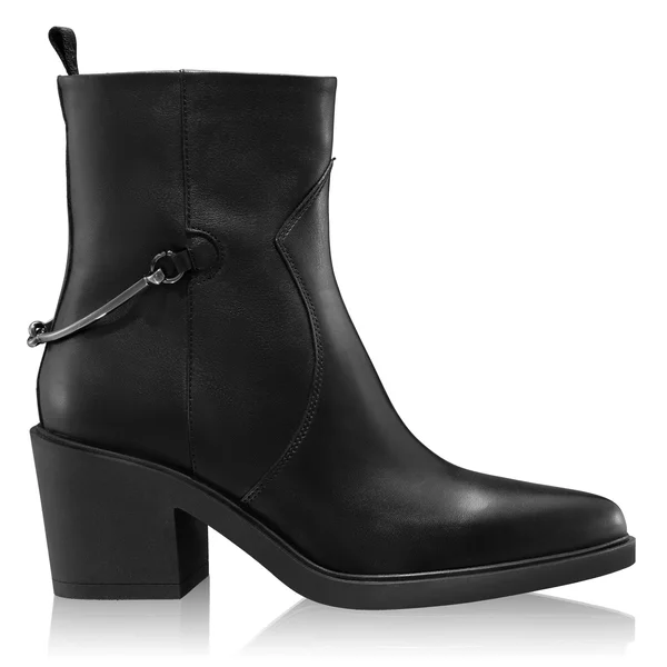 Women Leather Boots 8216 Vitello Black