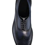 Men Natural Leather Casual Shoes 7322 Vitello Blue