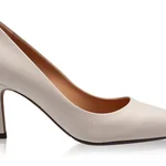 High-heel Pointed Toe Pumps 8026 Vitello Panna