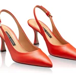 Mid-heel Slingback Pumps 5728 Vitello Orange