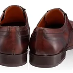 Elegant Men Shoes 6858 Vitello Foro Brown